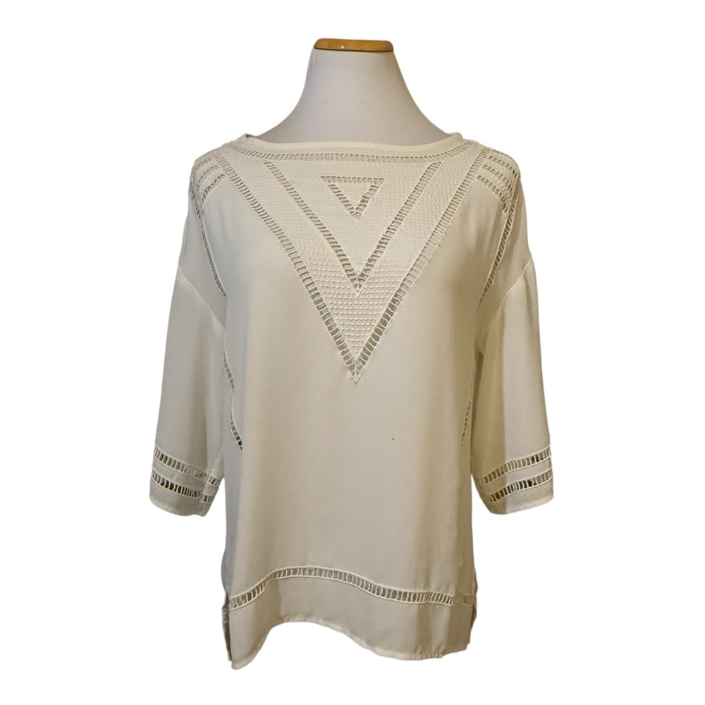 Banana Republic Heritage Cream Blouse